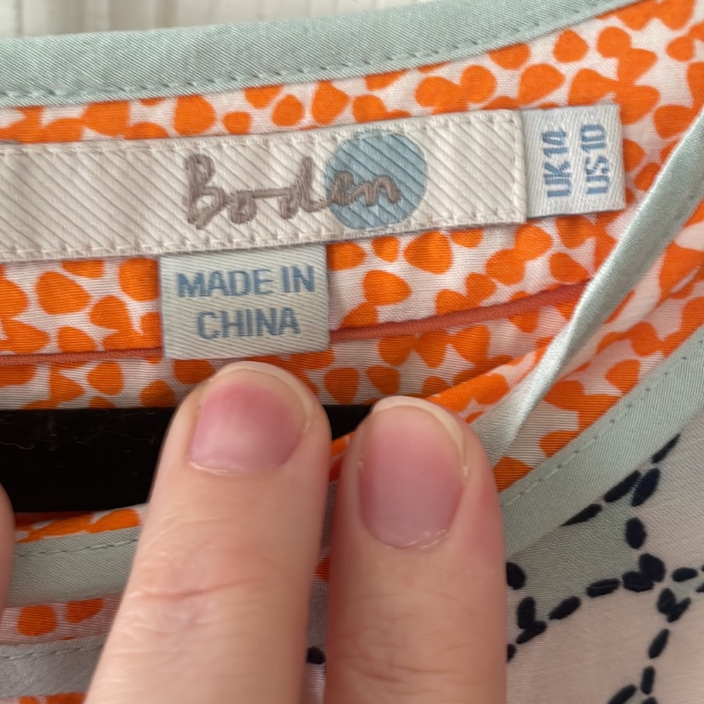 Boden peplum top, size 10 - Picture 2 of 3